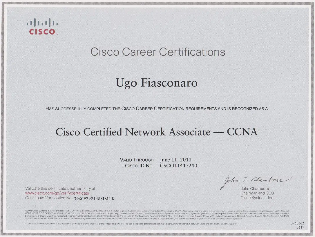 CCNA Certified Network Administrator