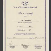 Test di Inglese Interattivo Ugo Fiasconaro